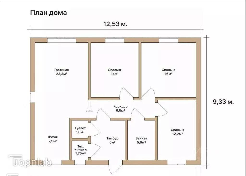 Дом в Калининградская область, Гурьевский муниципальный округ, пос. ... - Фото 1