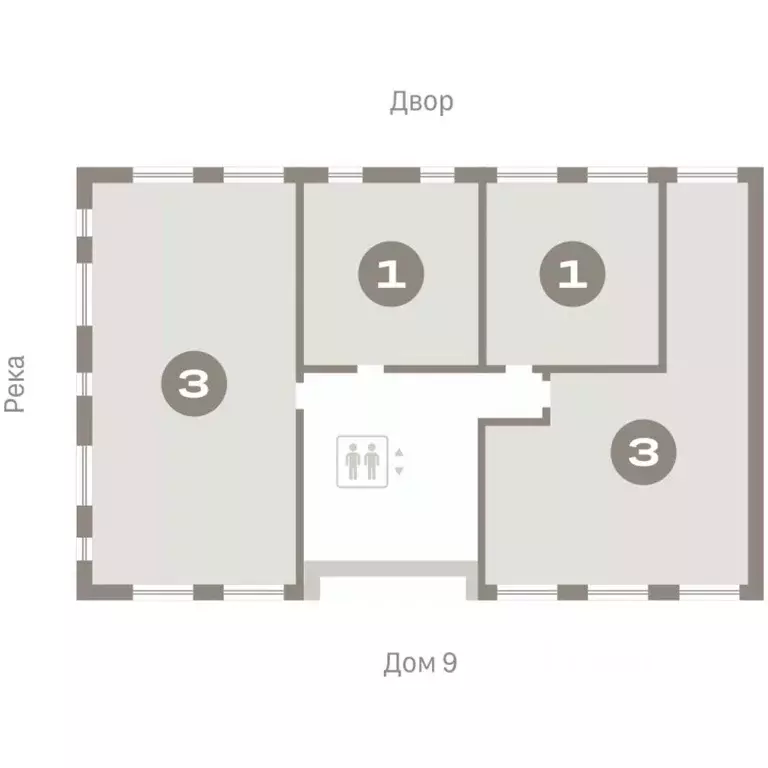 1-к кв. Тюменская область, Тюмень Причальная ул., 7 (49.81 м) - Фото 1