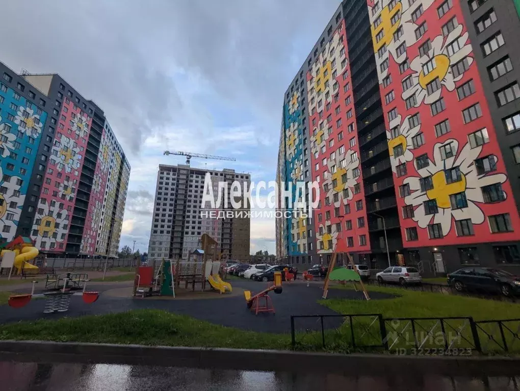 Студия Ленинградская область, Мурино Всеволожский район, ул. Шоссе в ... - Фото 0