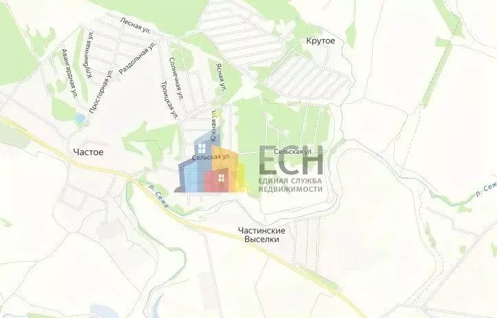 Участок в Тульская область, Тула городской округ, с. Частое ул. ... - Фото 1