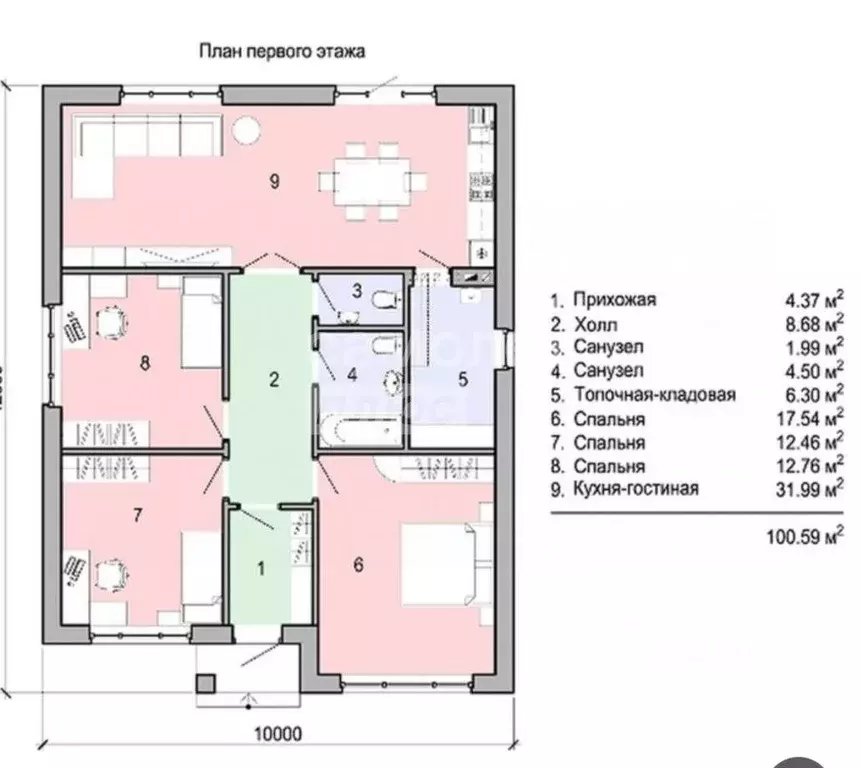 Дом в Курская область, Курский район, Рышковский сельсовет, Кислино ... - Фото 2