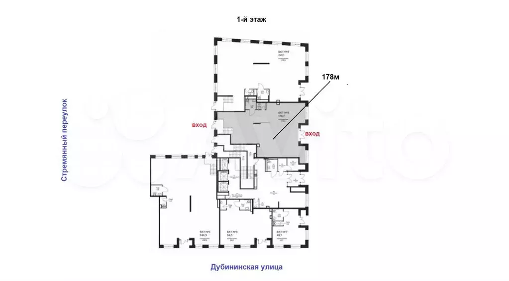 178 м2 аренда в новом ЖК - Фото 0