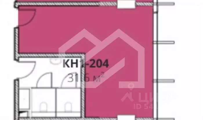 Помещение свободного назначения в Москва ул. Гастелло, 30 (32 м) - Фото 2