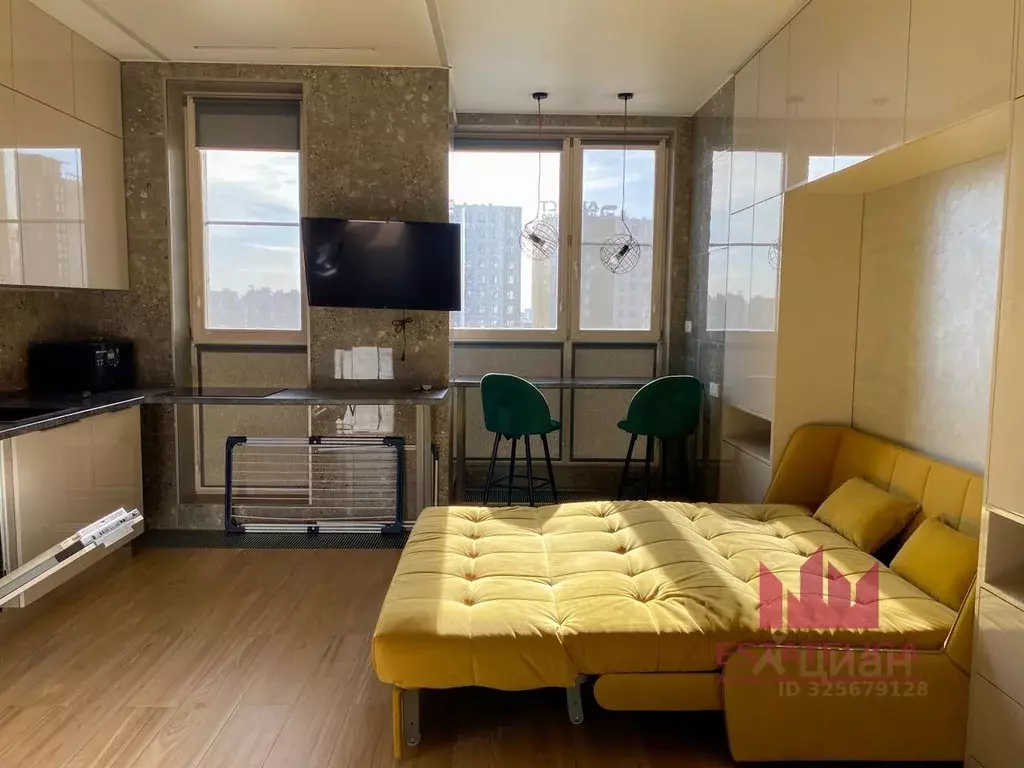 Студия Москва Выборгская ул., 9/1 (30.0 м) - Фото 2