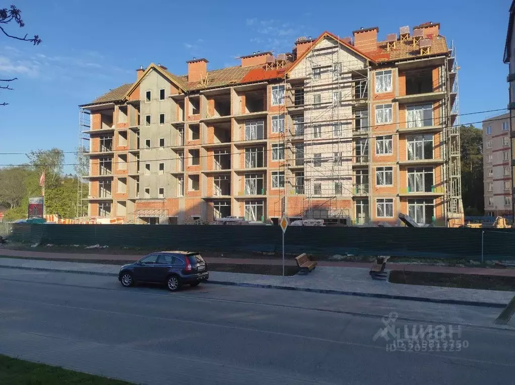 Студия Калининградская область, Светлогорск Майский проезд (24.53 м) - Фото 2