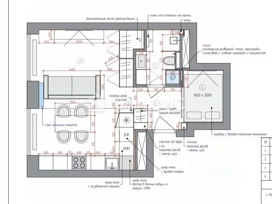 1-к кв. Москва Волгоградский просп., 32/3к7 (36.7 м) - Фото 2