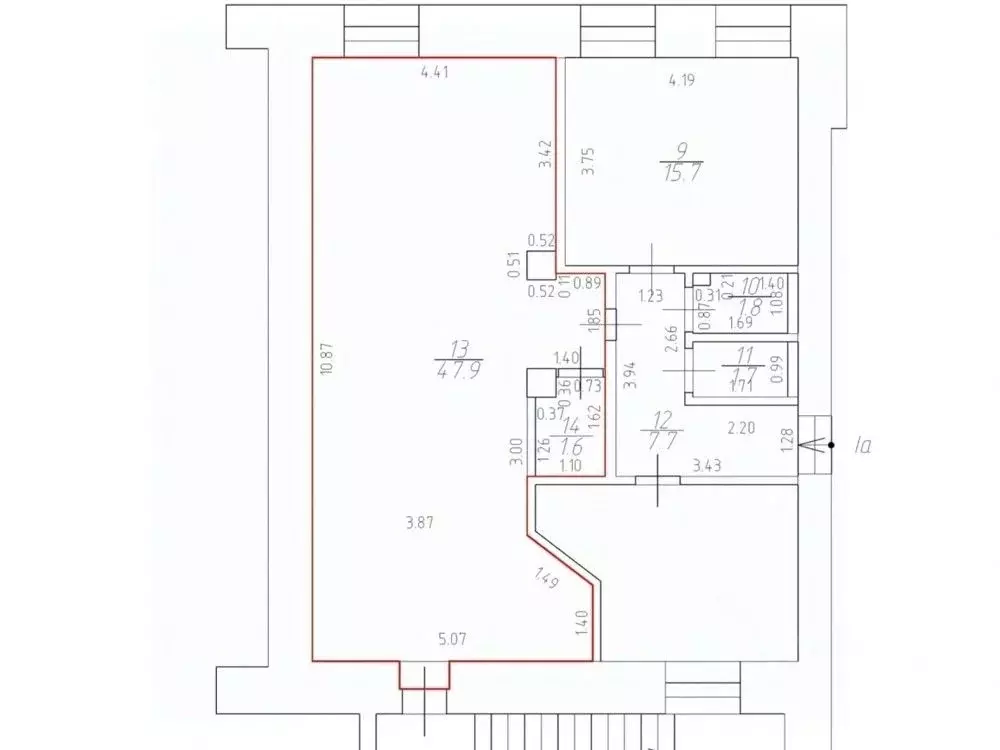 Торговая площадь в Москва Ленинградский просп., 69С1 (50 м) - Фото 2