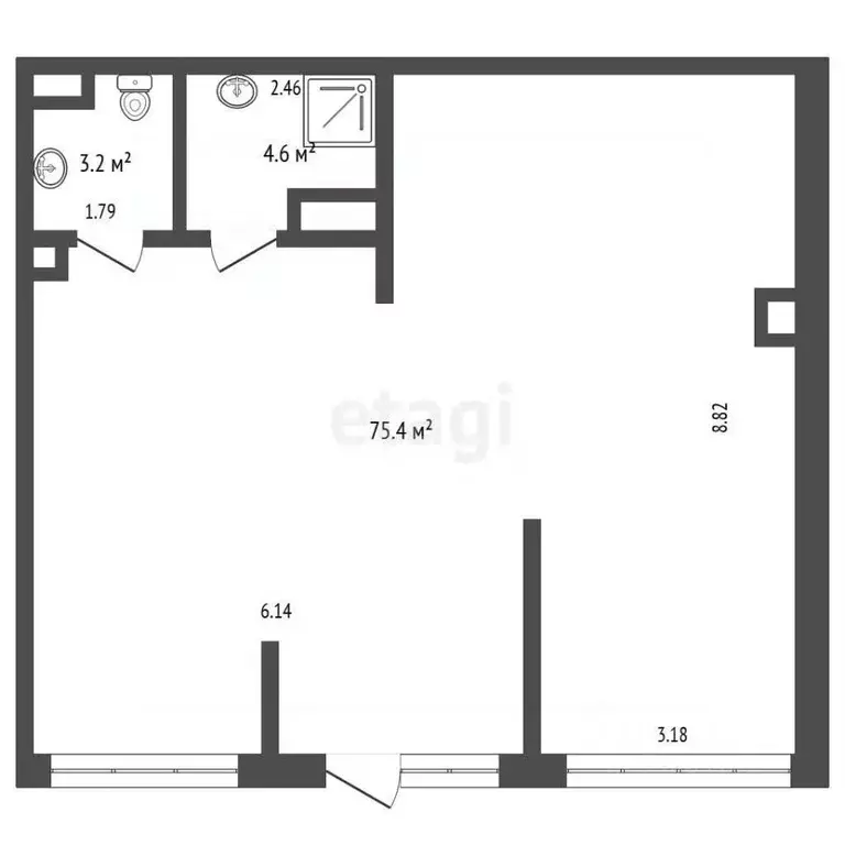 Помещение свободного назначения в Ростовская область, Ростов-на-Дону ... - Фото 2