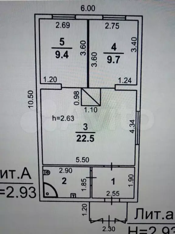 Дом 52 м на участке 6,6 сот. - Фото 0