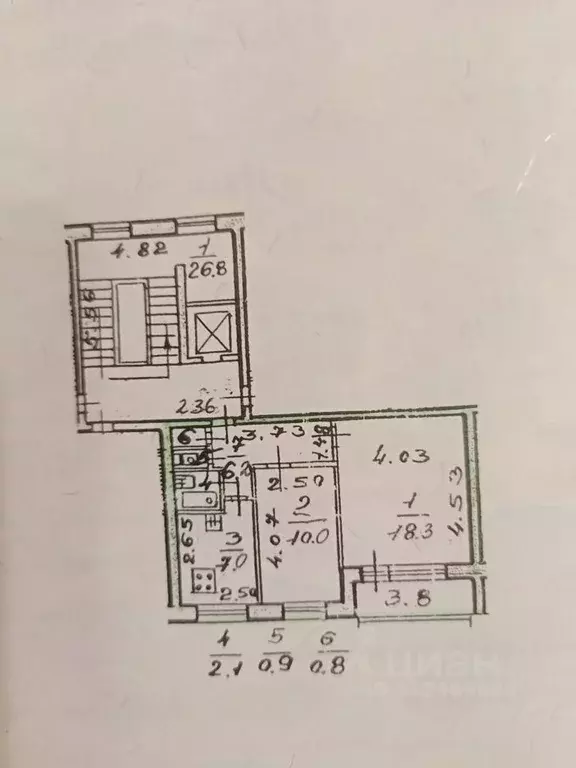 2-к кв. Санкт-Петербург Горелово тер., ул. Коммунаров, 114 (45.0 м) - Фото 0