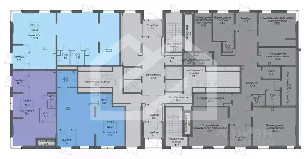 торговая площадь в москва руставели 14 жилой комплекс, к2.1 (89 м) - Фото 1