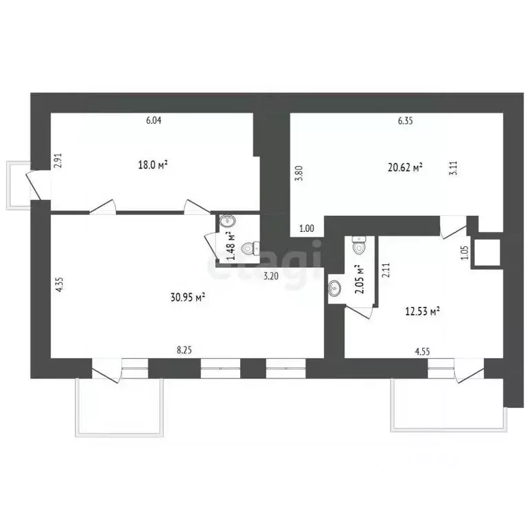 Склад в Краснодарский край, Новороссийск ул. Энгельса, 57 (82 м) - Фото 2