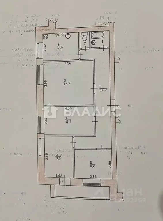3-к кв. Пензенская область, Кузнецк ул. Белинского, 105 (74.0 м) - Фото 1
