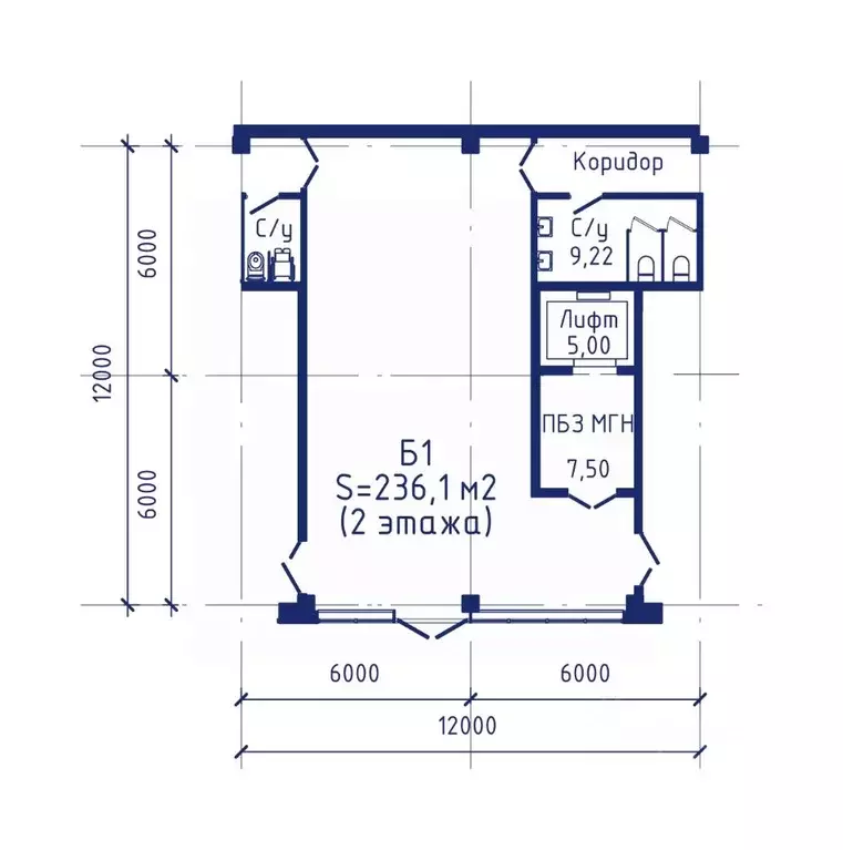 Помещение свободного назначения в Санкт-Петербург Литовская ул., 16 ... - Фото 0