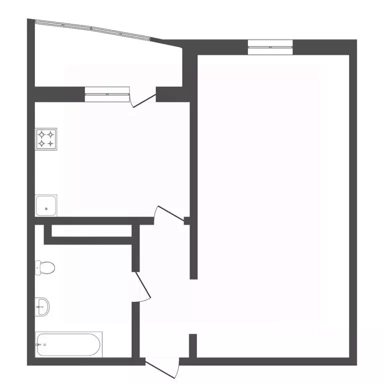 1-к кв. Тюменская область, Тюменский муниципальный округ, д. Дударева ... - Фото 2