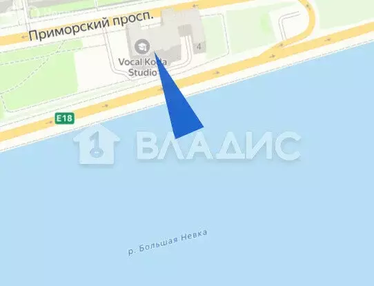 Квартира-студия: Санкт-Петербург, Приморский проспект, 6 (16.1 м) - Фото 2