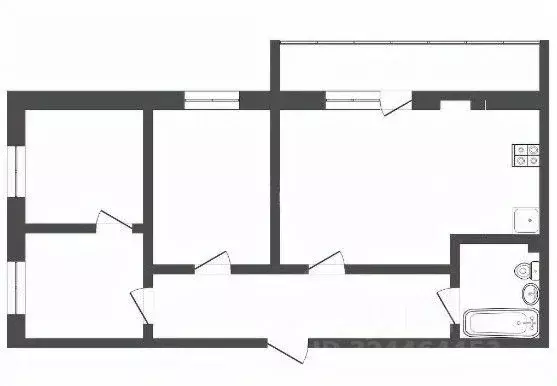 3-к кв. Тюменская область, Тюмень ул. Пермякова, 83к1 (84.9 м) - Фото 1