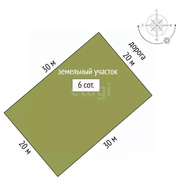 Участок в Крым, Симферопольский район, Молодежное пгт ул. Малиновая ... - Фото 2