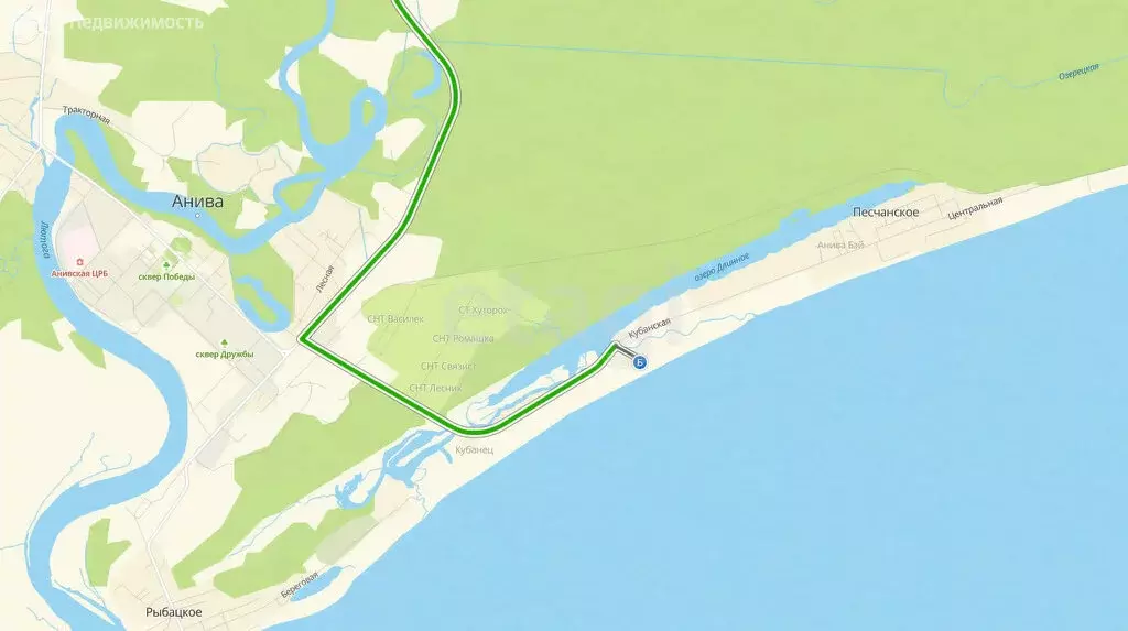 Участок в Анивский городской округ, село Песчанское, Кубанская улица ... - Фото 2