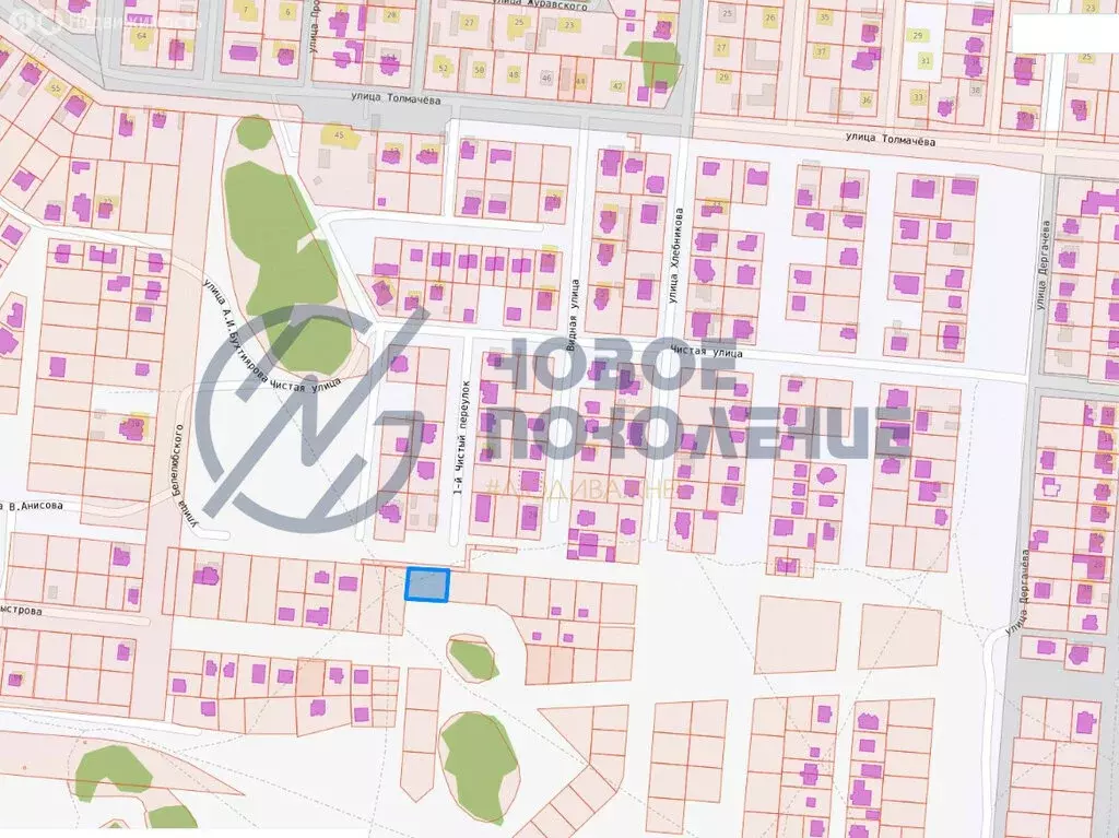 Участок в Омск, 1-й Чистый переулок (9.8 м) - Фото 0