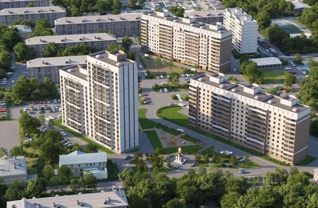 Студия Новосибирская область, Новосибирск Знаменский кв-л,  (26.34 м) - Фото 1
