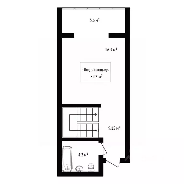 3-к кв. Новосибирская область, Бердск ул. Карла Маркса, 11 (89.3 м) - Фото 2