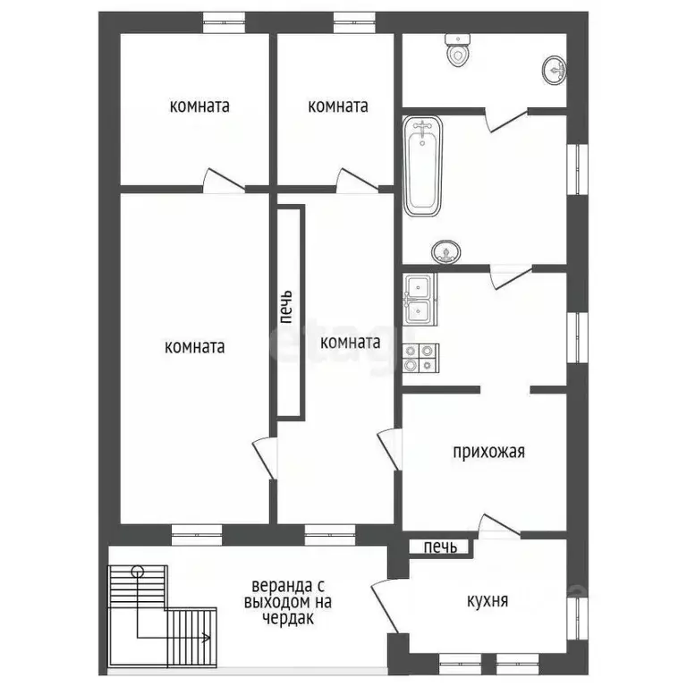 Дом в Крым, Судак муниципальный округ, с. Громовка ул. Зеленая (68 м) - Фото 2