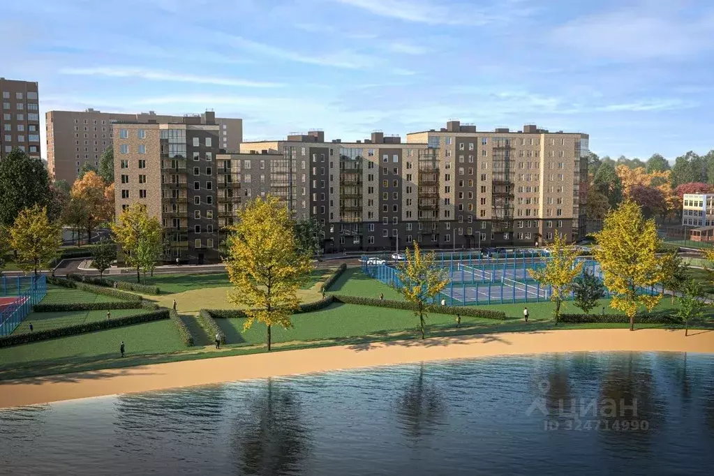 2-к кв. Ленинградская область, Всеволожский район, д. Новое Девяткино, ... - Фото 2