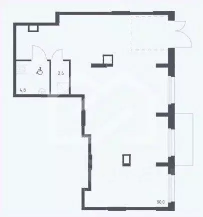 Торговая площадь в Москва ул. Золотошвейная, 2 (87 м) - Фото 2