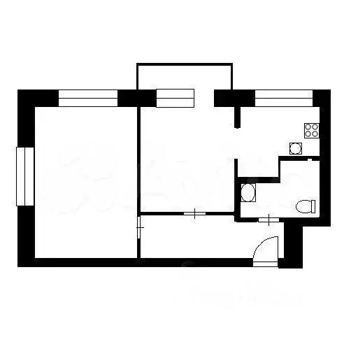 2-к. квартира, 55 м, 5/9 эт. - Фото 0