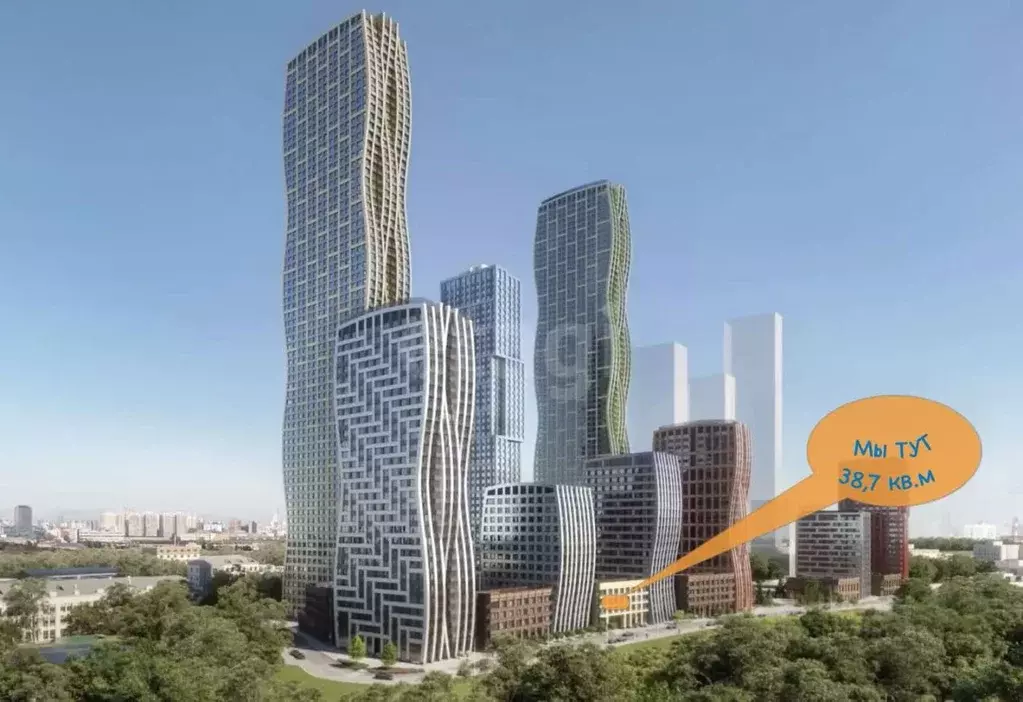 1-к кв. Москва Левел Южнопортовая жилой комплекс, 6 (38.7 м) - Фото 1