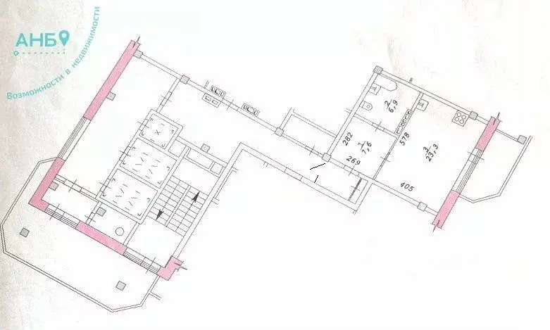 Студия Новосибирская область, Новосибирск ул. Галущака, 11 (38.0 м) - Фото 2