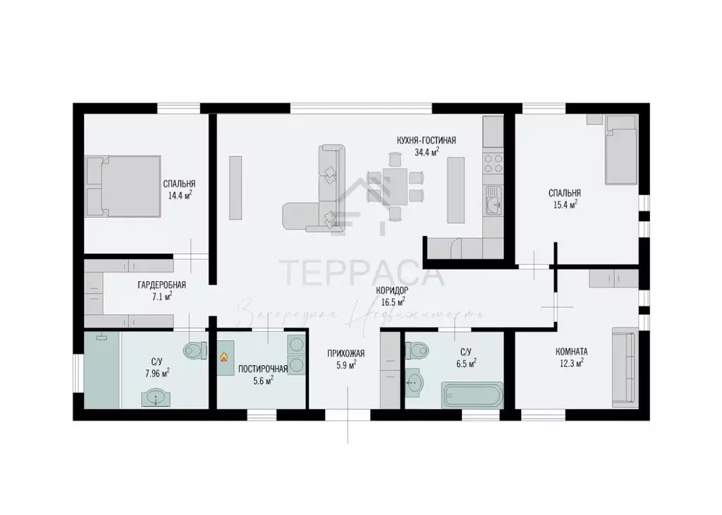 Дом в Ленинградская область, Тосненский район, Федоровское городское ... - Фото 2