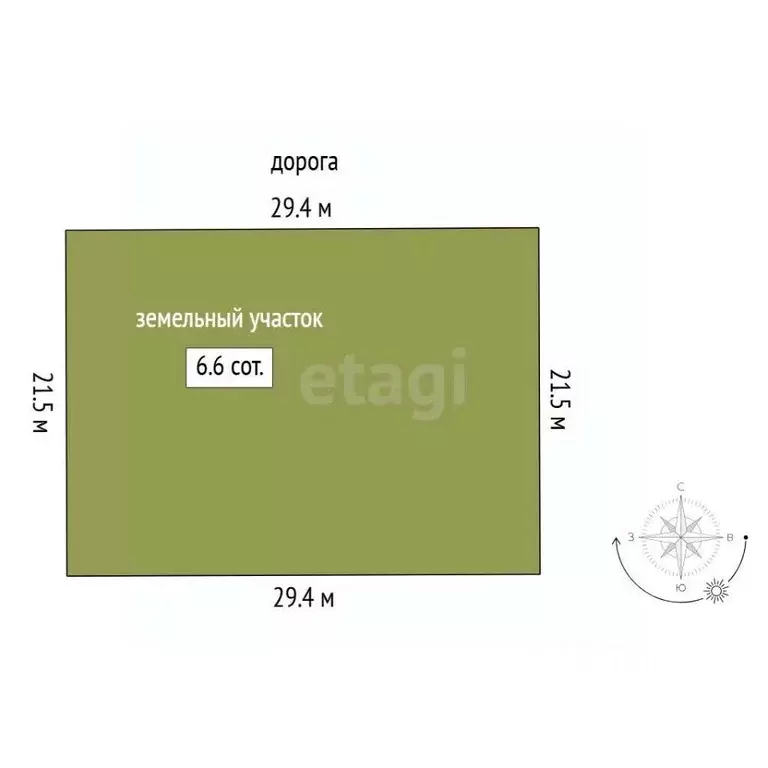 Участок в Тюменская область, Тюмень  (6.6 сот.) - Фото 2