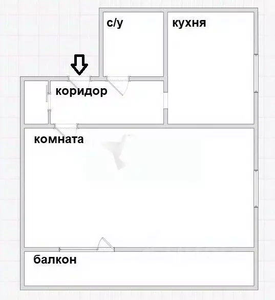 1-к кв. Приморский край, Находка Верхне-Морская ул., 15 (32.0 м) - Фото 2