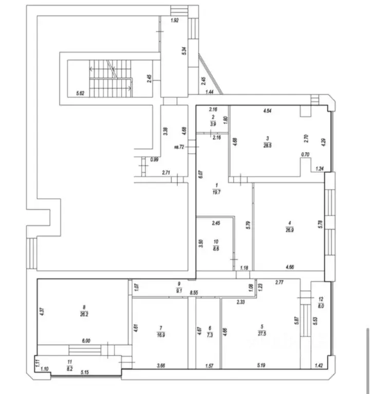 3-к кв. Башкортостан, Уфа ул. Рабкоров, 2/7 (174.6 м) - Фото 2