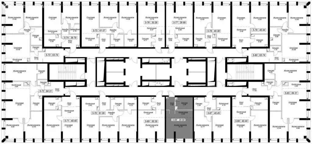 Квартира-студия: Москва, 4-я улица Марьиной Рощи, 12к3 (30.33 м) - Фото 1