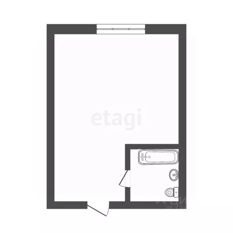 1-к кв. Томская область, Томск тракт Иркутский, 152 (30.3 м) - Фото 2