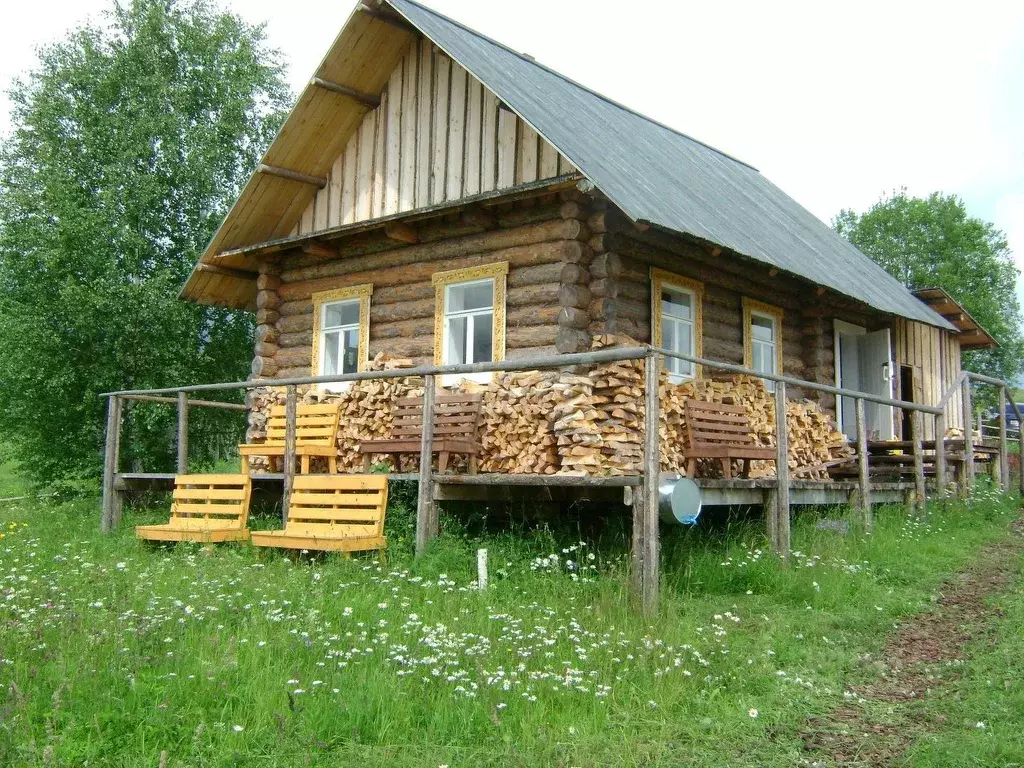 Дом в Пермский край, Ильинский городской округ, с. Сретенское  (38 м) - Фото 0