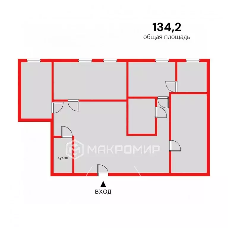 Офис в Новосибирская область, Новосибирск ул. Орджоникидзе, 40 (134 м) - Фото 2