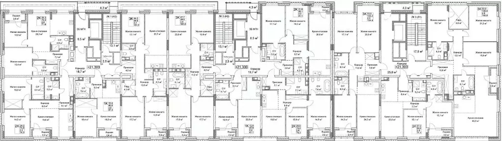 3-к кв. Нижегородская область, Нижний Новгород Ильинская ул. (101.0 м) - Фото 1