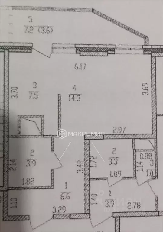 1-к кв. Кировская область, Киров ул. Архитектора Валерия Зянкина, 11 ... - Фото 2