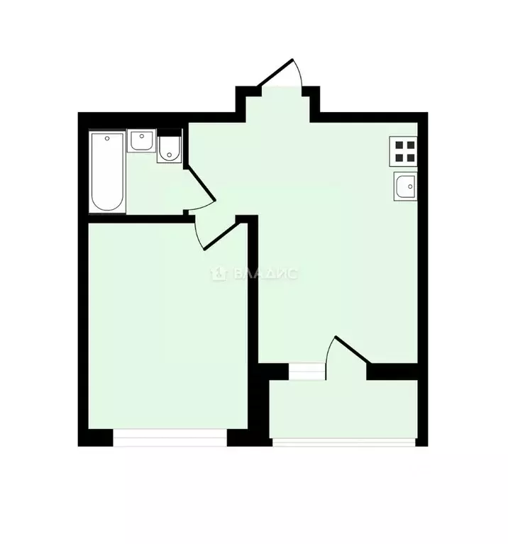 2-к кв. Московская область, Люберцы ул. Рождественская, 8 (40.0 м) - Фото 2
