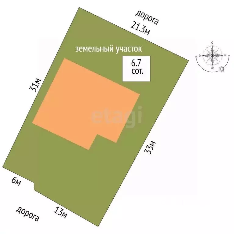 Дом в Саха (Якутия), Якутск Ильменская ул., 54 (399 м) - Фото 1