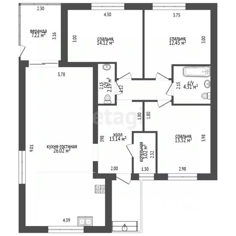 Дом в Ярославская область, Ярославский муниципальный округ, с. ... - Фото 1