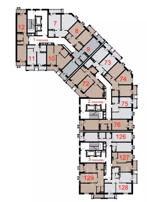 2-к кв. Ставропольский край, Пятигорск Скачки мкр,  (68.55 м) - Фото 2