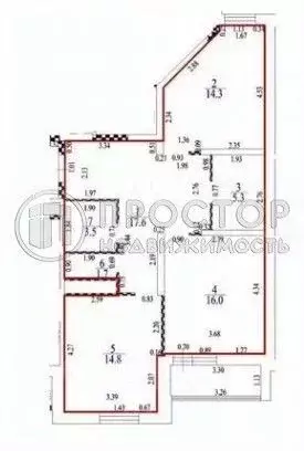 2-к кв. Москва ул. Малыгина, 12А (73.2 м) - Фото 2