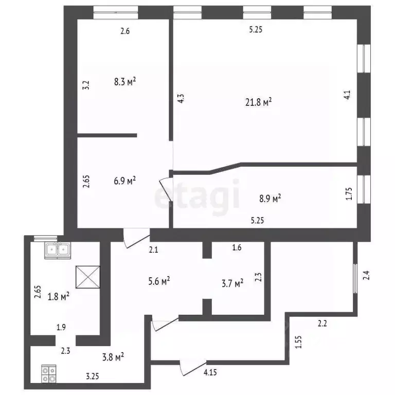 Дом в Мордовия, с. Ичалки ул. Кривошеева, 18 (64 м) - Фото 1