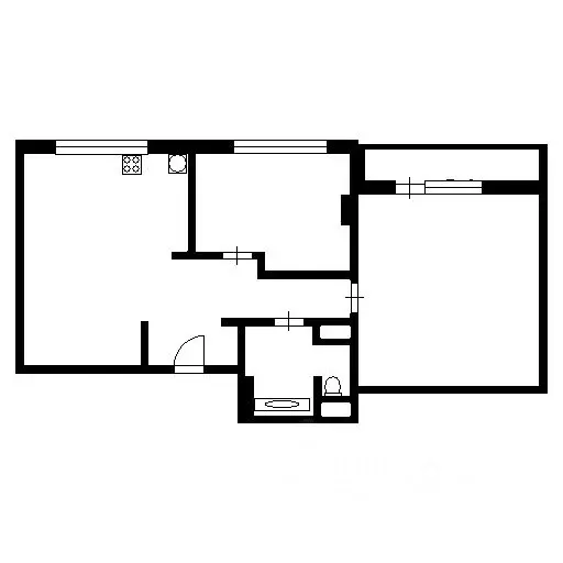 2-к кв. Санкт-Петербург Свердловская наб., 58 (62.0 м) - Фото 2