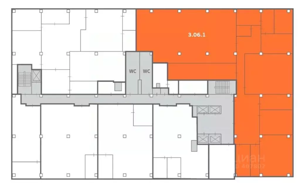 Офис в Москва проезд Проектируемый № 4062, 6 (721 м) - Фото 2